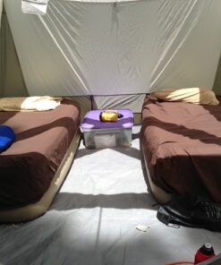 Wenzel Klondike 8 Person Water Resistant Tent with Convertible Screen Room for Family Camping Grey/Taupe 76 51NfWNgwH4L