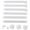Aquarium Fish Tank Air Curtain Bar Bubble Release Bar Diffuser Plastic Made Transparent Color 33 51NjkMJ80hL