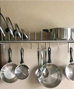 Guard 6-Pack 3 Inches Heavy Duty Flat S Hook,Strong and Durable S Shaped Hanging Hooks Kitchen Pot Pan Hanger Clothes Storage Rack,Fits Indoor and Outdoor Use,304 Stainless Steel Finish 3"-6pack Flat S hooks 11 51Nn FZr nL