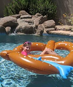 Swimline Giant Pretzel Swim Fun Inflatable Floating Seat, 1-Pack 29 51Np2EtKMGL