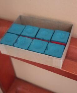 Master Billiard/Pool Cue Chalk Box, 12 Cubes Blue 18 51Npb vN0aL