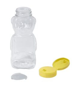 Alternative view of Little Giant Plastic Bear Bottle Honey Squeeze Bottle with Flip-top Lid (12 Ounce, 12 Pack) (Item No. HBEAR12)