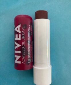 NIVEA Vegan Lip Care Variety Pack, Acai Seed Oil Shea Butter Lip Balm Sticks and Hemp Seed Oil Shea Butter Lip Balm Sticks, Pack of 4 Acai and Hemp 4 Count (Pack of 1) 38 51NrdzhBgxL