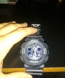Casio Mens G-Shock Ana-Digi GA100-1A1 3-Eye Wristwatch 34 51NsmlS0gqL 1