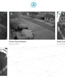 Zmodo Outdoor Security Cameras Wifi - 1080p Full HD Surveillance Cameras for Home Security with Night Vision, IP 66 Weatherproof, Plug-In, Motion Detection, 4 Pack 4 Count (Pack of 4) 39 51NvWAgPFIL