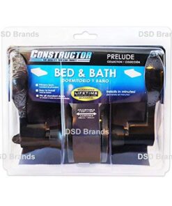 Alternative view of CONSTRUCTOR CON2860 Prelude - Privacy Lever Door Handle, Oil Rubbed Bronze , Oil-Rubbed Bronze