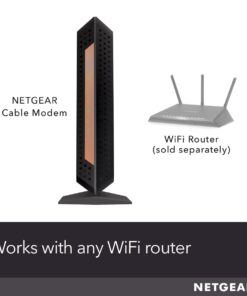Alternative view of NETGEAR Nighthawk Multi-Gig Cable Modem (CM1100) - Compatible With All Cable Providers Incl. Xfinity, Spectrum, Cox - For Cable Plans Up To 2Gbps – 2 x 1G Ethernet Ports - DOCSIS 3.1 Up to 2 Gigabits | 2 Ports