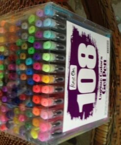 Lineon Gel Pens 108 Colours Gel Pen Set for Adult Colouring Books Art Markers 59 51O6ZoCG6eL