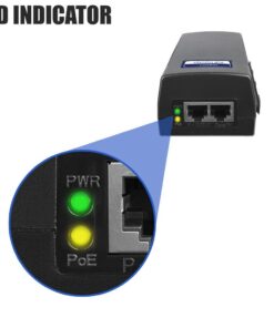 BV-Tech Gigabit Power Over Ethernet PoE+ Injector | 30W | 802.3 af | Plug & Play | up to 325 Feet 30W PoE+ Injector 12 51O8rCaW5wL