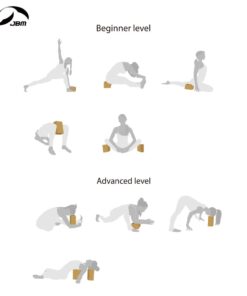 JBM Yoga Blocks 2 Pack with Strap, Cork Yoga Block 2 Pack EVA Foam Yoga Block Set of 2 Yoga Block with Strap, Yoga Bricks with Strap, Yoga Block Yoga Brick Yoga Cube Stretch Blocks Stretching Blocks Purple 17 51O8zYYFOdL