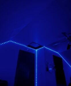 Tenmiro Led Lights for Bedroom 100ft (2 Rolls of 50ft) Music Sync Color Changing Strip Lights with Remote and App Control RGB Strip, for Room Home Party Decoration 37 51O92iUbGGL