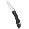 Spyderco CENTOFANTE 3 Prestige Folding Utility Pocket Knife with 3.14" VG-10 Stainless Steel Hollow Ground Blade and Lightweight FRN Handle - PlainEdge - C66PBK3 16 51OB9EGdAlL