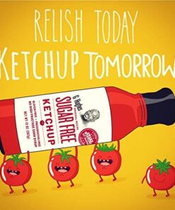 G Hughes Sugar Free Ketchup - Gluten Free, Preservation Free, Low Carb Ketchup, No Sugar Added Ketchup, Keto Condiments - 13 Oz (3-Pack) 20 51ODMxDF5TL