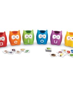 Learning Resources Vowel Owls Sorting Set, Word Recognition, Assorted Colors, Set of 6, Ages 5+ 24 51OGOw0crL