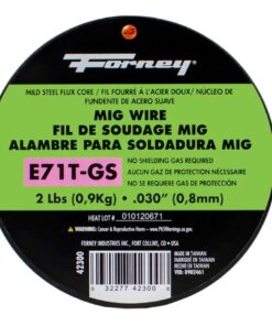 Forney 42300 Flux Core Mig Wire, Mild Steel E71TGS.030-Diameter, 2-Pound Spool, Silver, Pack of 1 welder with wire 26 51OIHm8GDHL