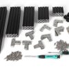 MakerBeam XL (15mmx15mm) Regular Starter Kit Black Anodized Including Beams, Brackets, Nuts and Bolts 13 51OMNUI4ffL