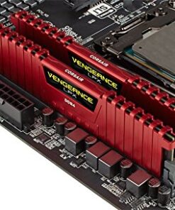 Corsair LPX 16GB DRAM 2400MHz C14 Memory Kit for Systems 16 DDR4 2400 (CMK16GX4M2A2400C14R) 2400 MHz 16 Gb Red 10 51ONg9xl4pL