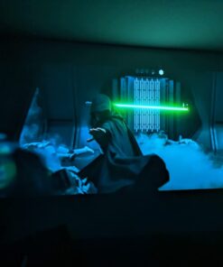 NexiGo PJ40 Projector with WiFi and Bluetooth, Native 1080P, 4K Supported, Projector for Outdoor Movies, 300 Inch, Zoomable, 20W Speakers, Home Theater, Compatible w/TV Stick, iOS, Android (Black) 96 51OOe5VRTsL