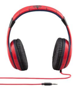 Alternative view of eKids Spiderman Kids Headphones, Adjustable Headband, Stereo Sound, 3.5Mm Jack, Wired, Tangle-Free, Volume Control, Childrens Headphones Over Ear for School Home, Travel