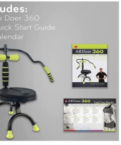 Alternative view of AB Doer 360 with PRO Kit: AB Doer 360 Fitness System Provides an Abdonimal and Muscle Activating Workout with Aerobics to Burn Calories and Work Muscles Simultaneously! AB Doer 360 Basic Kit