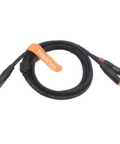 Alternative view of tisino 1/4 inch TRS Stereo to Dual 1/4 inch TS Mono Insert Cable Y-Splitter Stereo Breakout Cable Patch Cord - 3.3 feet