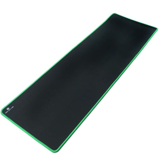 Reflex Lab Large Extended Gaming Mouse Pad Mat XXL, Stitched Edges, Waterproof, Ultra Thick 5mm, Wide & Long Mousepad 36”x12”x.20 Green Pro 36 Heavy