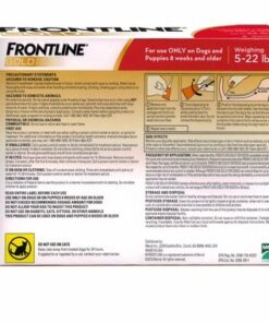 Alternative view of Frontline Gold for Dogs 522 lbs Orange (3 Month)