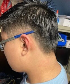 CombPal Scissor Clipper Over Comb Hair Cutting Tool - Barber Hair cutting kit - DIY Home Hair cutting Guide Comb Set (Classic Set, Yellow) 1 Count (Pack of 1) 27 51Od6qVPI8L