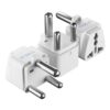 Ceptics South Africa Travel Plug Adapter (Type M) - 3 Pack [Grounded & Universal] (GP-10L-3PK) South Africa-Type M