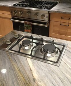 Alternative view of Ramblewood high efficiency 2 burner gas cooktop(Natural Gas), GC2-43N, ETL Safety Certified.