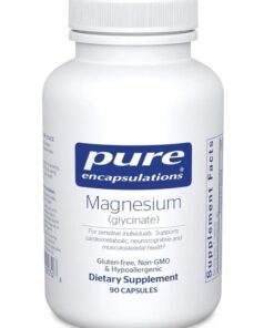 Pure Encapsulations Magnesium (Glycinate) - Supplement to Support Stress Relief, Sleep, Heart Health, Nerves, Muscles, and Metabolism* - with Magnesium Glycinate - 90 Capsules 90 Count (Pack of 1) Standard Packaging 26 51OiTMLmH5L