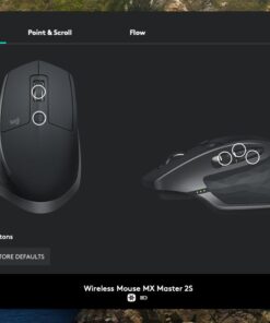 Logitech MX Master 2S Wireless Mouse – Use on Any Surface, Hyper-Fast Scrolling, Ergonomic Shape, Rechargeable, Control Upto 3 Apple Mac and Windows Computers, Graphite (Discontinued by Manufacturer) 2017 Model 63 51OlUIb0PYL
