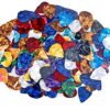 AUGSHY 300 Pcs Guitar Picks Sampler Value Pack Includes Thin Medium & Heavy Gauges 300 Mixedcolor 37 51OmAfB5DPL 1