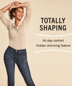 Signature by Levi Strauss & Co. Gold Women's Curvy Totally Shaping Straight Jeans (Available in Plus Size) 22 Medium Awaken (New)-waterless 10 51OoB ux2cL 5