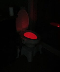 RainBowl Toilet Bowl Night Light with Motion Sensor - Funny Mens Stocking Stuffers 2023 - Unique Cool Gadget - Gag Christmas Gift for Dad, Boyfriend, Husband - White Elephant Gifts Idea, Secret Santa 37 51OpXy3z75L