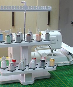 Embroidex - 20 Spool Thread Stand for All Home Embroidery Machines Brother Babylock Janome Bernina Pfaff etc.. 17 51Ou81qbSNL