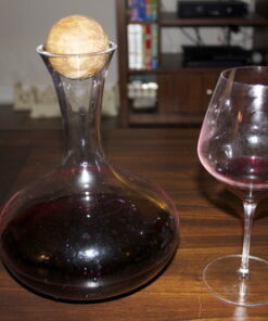 Sagaform Wine Carafe with Oak Stopper 67-Ounce Wine Carafe 67 Oz. 30 51OvVvFdRAL