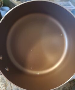 NutriChef 14-Piece Nonstick Cookware PTFE/PFOA/PFOS-Free Heat Resistant Lacquer Kitchen Ware Set w/Saucepan, Frying Pans, Cooking, Dutch Oven Pot, Lids, Utensil NCCW14S, AGold 30 51OwuBHhljL