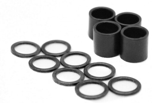 Standard Speed KIT (Bearing spacers/Speed washers) Black