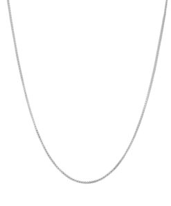 Hawaiian Silver Jewelry 1mm Sterling Silver Box Chain – Elegant and Simple Silver Box Chain Necklace 7-36-inch – Exquisite Silver Box Chain Necklace for Women – Thin Design – No Nickel Sterling Silver 16.0 Inches 16 51OyZehhssL