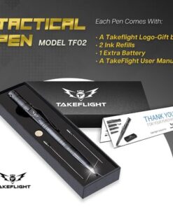 Tactical Pen Gifts for Men – Stocking Stuffer Gift for Dad | LED Tactical Flashlight Multitool for EDC Gear – Cool Gadgets, Tactical Gear, Military Gear, Groomsmen Gifts for Men that Have Everything Silver 13 51P2Hz3mf0L