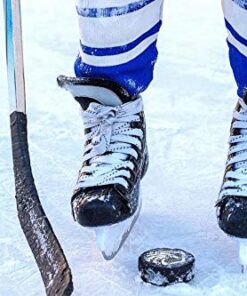 EAGLES Hockey Tape Multipurpose Cloth Tape Roll for Ice & Roller Hockey Stick, Blade & Handle Protector - Strong Over Grip for Lacrosse Baseball Bat Sports Gifts, Accessories, Equipment 2x Black 24 51P3FXDbdVL