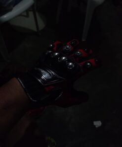 ILM Alloy Steel Touchscreen Bicycle Motorcycle Motorbike Powersports Racing Gloves (L, RED) Model 10C Large 13 51P3Pgdt64L