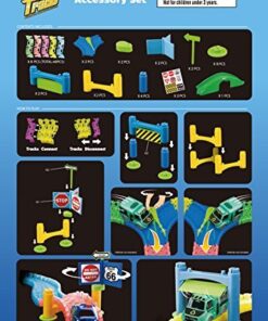 Mindscope Twister Trax Neon Glow in The Dark Track & Accessory Set w/Bridge & Tunnel 30 51P6Fz5GG5L