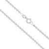 Sterling Silver Chain Necklace for Women Cable 1.5mm Tarnish Resistant Responsibly Sourced - Non-Migrating Clasp Design - Sterling Silver Chain Necklace - Italian Made in Italy - Quality Durable Sturdy 1.5mm Chain for Women - Quality Gift Box - 925 Ste...