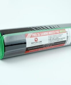 Reflex Lab Large Extended Gaming Mouse Pad Mat XXL, Stitched Edges, Waterproof, Ultra Thick 5mm, Wide & Long Mousepad 36”x12”x.20 Green Pro 36 Heavy 22 51PJPkc1osL