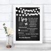 Chalk Style Black & White Lights I Spy Disposable Camera Wedding Sign Medium Foam Mounted 42 51PLBRHQvHL