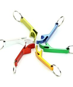 AIRSUNNY 5pcs Keychain Bottle Opener - bartender bottle opener - Best Aluminum Bottle/Can Opener - Compact, Versatile & Durable - Vibrant Colors - Pocket Small Bar Claw Beverage Keychain Ring 5 51PYdFpJEQL