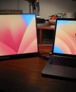 SideTrak Solo Pro Portable Monitor 15.8” FHD 1080P LED Anti-Glare IPS Screen | Works with Mac, PC, Chrome, PS4, Xbox & Switch | Powered by USB or Mini HDMI | Built-in DisplayPort, Speakers & HDR Non-Touchscreen 34 51Pa4nKpMJL