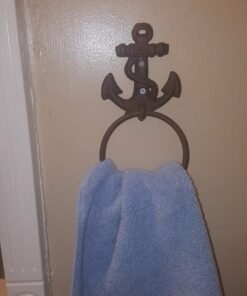Pit Bull Nautical Anchor Rope Towel Rack 4" 26 51PnOoM4p3L